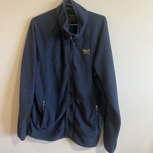 Burton Men's XL Durable Goods‎ Blue Full Zip Up Fleece Sweater Jacket Dryride